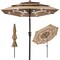 Best Choice Products 10ft 3-Tier Solar Patio Umbrella w/ 24 LED Lights, Tilt Adjustment, Easy Crank